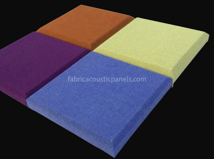 Acoustic Sound Absorbing Panels Made in China Factory Polyester Fiber Acoustic Board 9mm Thk