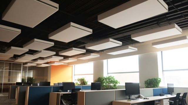 acoustic ceiling cloud panels