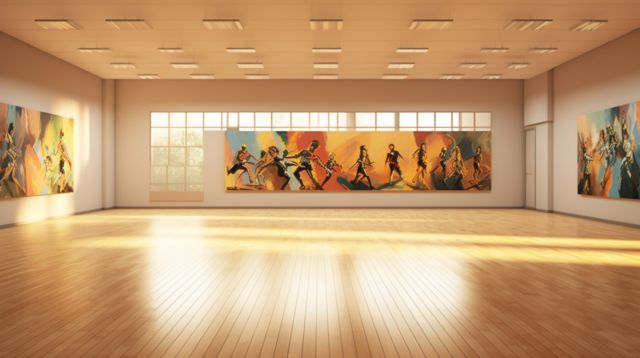 acoustic wall art panel for dance room